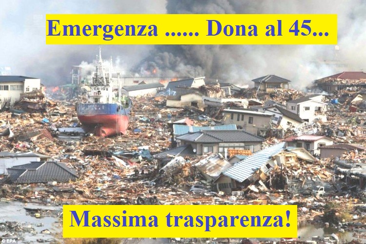 Le donazioni dei cittadini in caso di emergenza